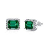[Luckin Jewelry]Luxurious Dainty Emerald Cut Banquet Earrings