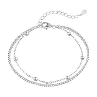 [Luckin Jewelry]Delicate Bead Double Layer Bracelet