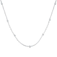 [Luckin Jewelry]Small Bead Clavicle Chain Simple Necklace