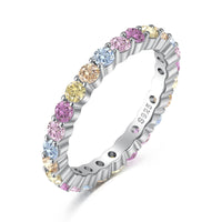 [Luckin Jewelry]Elegant Vivid Round Cut Daily Ring