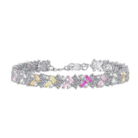 [Luckin Jewelry]Dazzling Unique Multi Shape Daily Bracelet