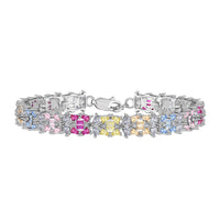 [Luckin Jewelry]Delicate Colorful Multi Cut Party Bracelet