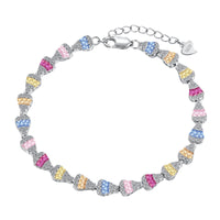 [Luckin Jewelry]Radiant Water Drop Shape Daily Bracelet