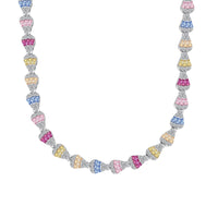 [Luckin Jewelry]Radiant Colorful Rainbow Necklace