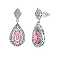 [Luckin Jewelry]Ornate Delicate Water Drop Shape Banquet Earrings