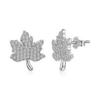 [Luckin Jewelry]Exquisite Maple Leaf Design Earrings