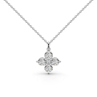 [Luckin Jewelry]Four-Leaf Clover And Eight-Pointed Star Necklace