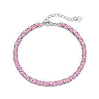 [Luckin Jewelry]Dazzling Romantic Heart Shape Lover Bracelet