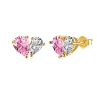 [Luckin Jewelry]Dazzling Elegant Heart Cut Lover Earrings