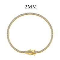 [Luckin Jewelry]Radiant Colorful Round Cut Party Bracelet