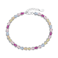 [Luckin Jewelry]Delicate Colorful Emerald Cut Party Bracelet