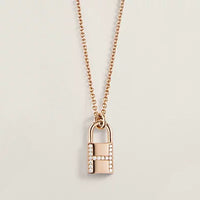 [Luckin Jewelry]HM ADVANCED NICHE LOCK HEAD NECKLACE DIAMONDS