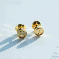 [Luckin Jewelry]LOVE EARRINGS GOLD 10MM