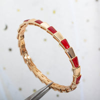 [Luckin Jewelry]SERPENTI BRACELET PINK GOLD RUBELLITE