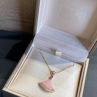 [Luckin Jewelry]DREAM NECKLACE PINK OPAL