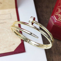 [Luckin Jewelry]JUSTE BRACELET 3.5MM DOUBLE ROW DIAMOND