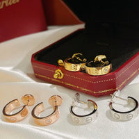 [Luckin Jewelry]LOVE EARRINGS 5.7MM 2 DIAMONDS