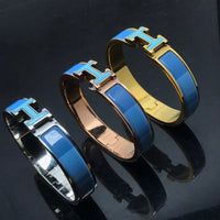 [Luckin Jewelry]H BRACELET BLUE RAINBOW CERAMIC