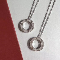 [Luckin Jewelry]LOVE NECKLACE ADJUSTABLE SILVER