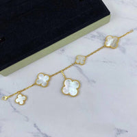 [Luckin Jewelry]MAGIC CLOVER MOP GOLD BRACELET 5 MOTIFS