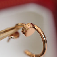 [Luckin Jewelry]JUSTE EARRINGS PINK GOLD