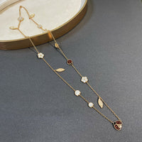 [Luckin Jewelry]LUCKY SPRING 15 MOTIFS GOLD NECKLACE