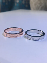 [Luckin Jewelry]C PLATINUM 1 DIAMOND RING