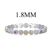 [Luckin Jewelry]Unique Scintillating Round Cut Daily Ring