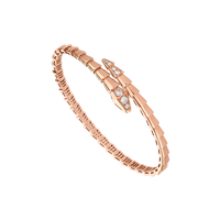 [Luckin Jewelry]SERPENTI BRACELET DIAMONDS PINK GOLD