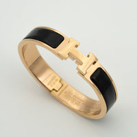 [Luckin Jewelry]H BLACK BRACELET