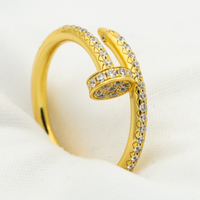 [Luckin Jewelry]JUSTE RING 1.8MM GOLD DIAMONDS