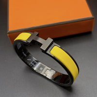 [Luckin Jewelry]CLIC HM SO BLACK YELLOW BRACELET