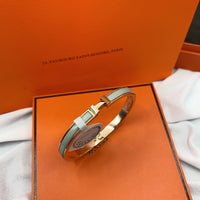 [Luckin Jewelry]CLASSIC HM CLIC GREEN 8MM ENAMEL BRACELET