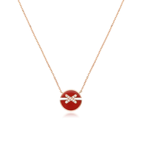 [Luckin Jewelry]JEUX DE ROSE GOLD DIAMOND NECKLACE
