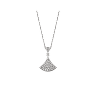 [Luckin Jewelry]DREAM NECKLACE SILVER FULL DIAMOND