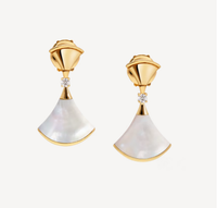 [Luckin Jewelry]DREAM MOP 1 DIAMOND EARRINGS