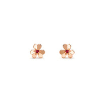 [Luckin Jewelry]FRIVOLE  FLOWER PINK EARRINGS