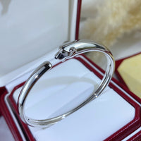 [Luckin Jewelry]PANTHERE SILVER OPEN BRACELET